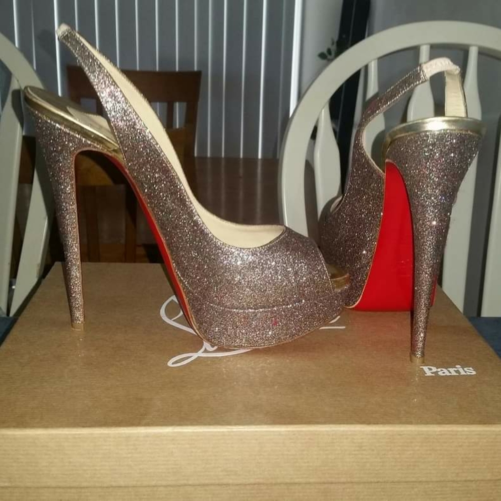 Christian Louboutin Sling Back Heels